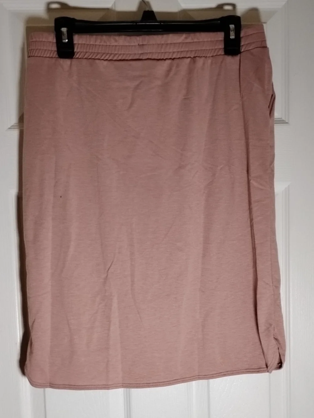 T-shirt Skirt Pull On Knit Sandalwood Tan HEIMISH U.S.A.